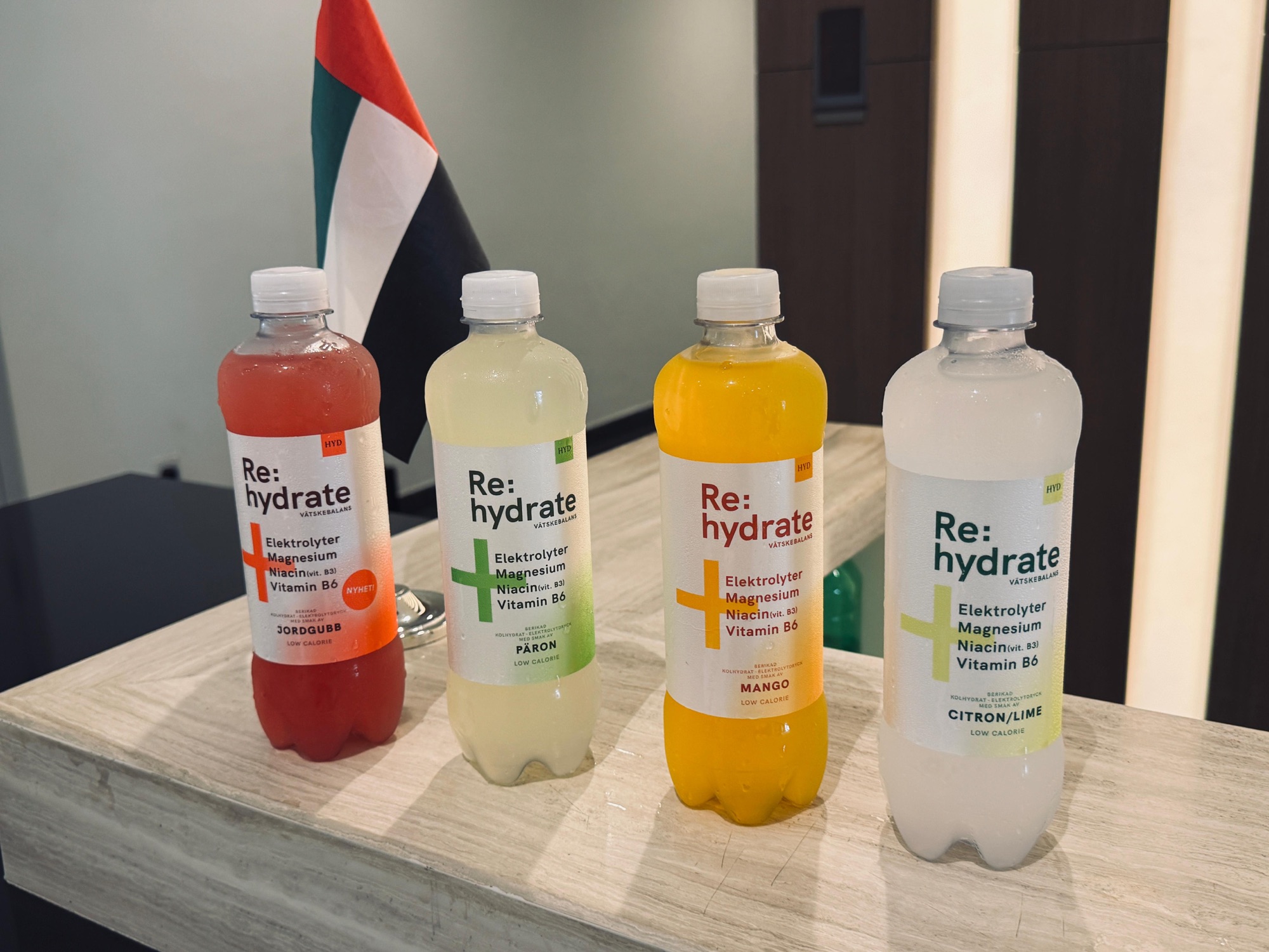Re:hydrate range presented in the UAE